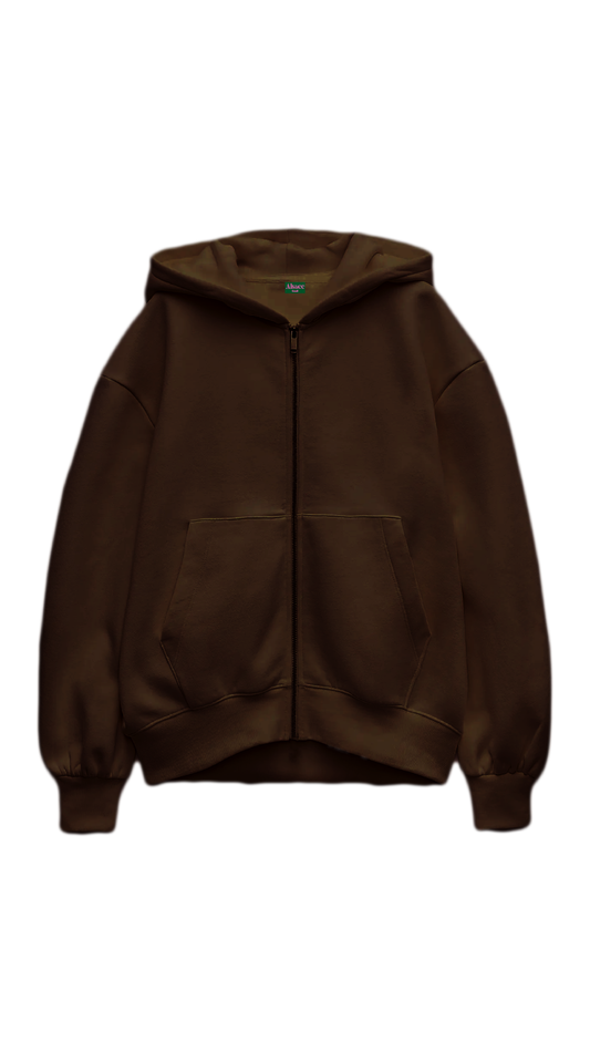 Brown Zip up