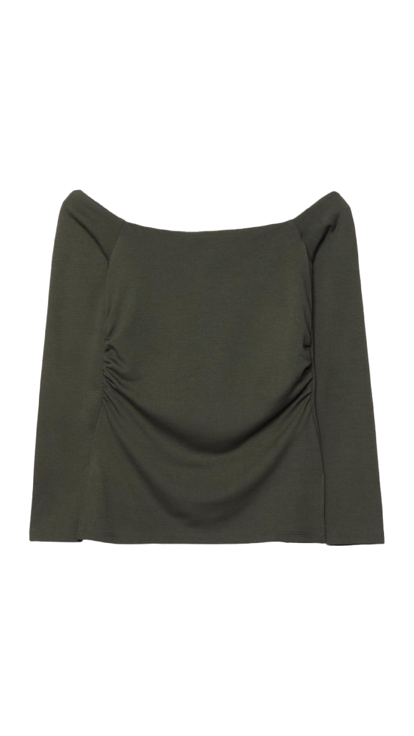 Olive Off Shoulder Top